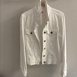 PAIGE White Denim Jacket